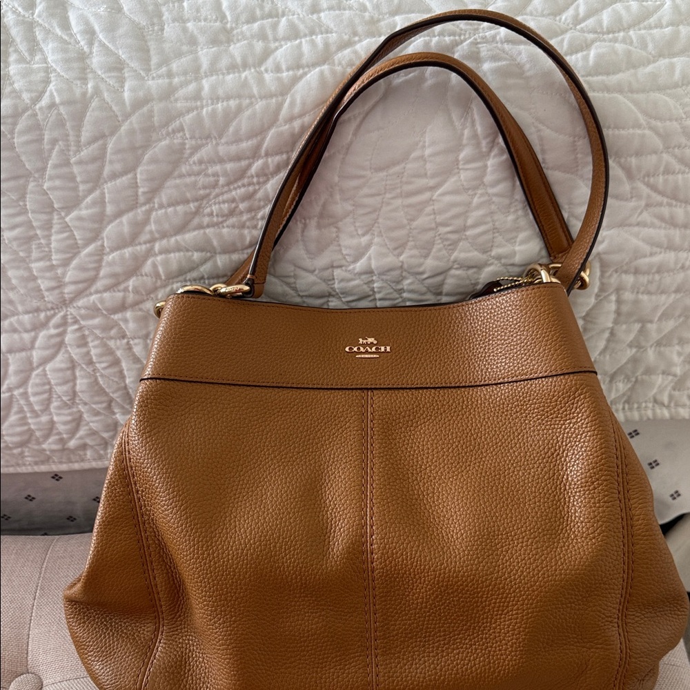 Coach Brown Leather Shoulder Bag